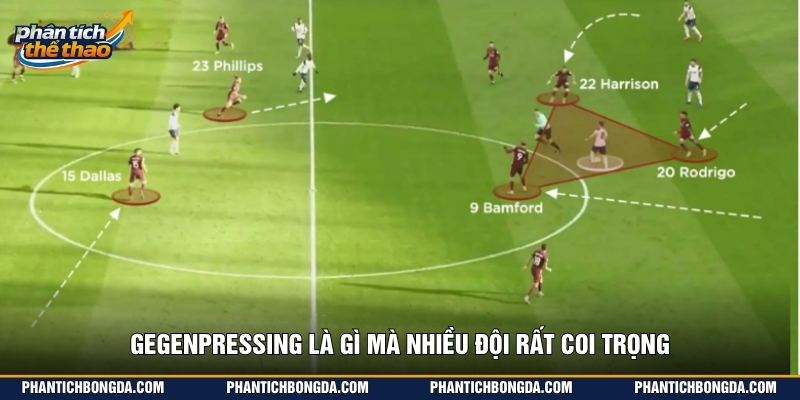Gegenpressing là gì mà nhiều đội rất coi trọng