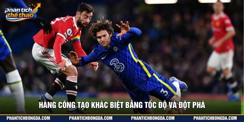 Hàng công tạo khác biệt bằng tốc độ và đột phá