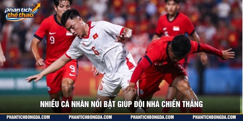 Nhiều cá nhân nổi bật giúp đội nhà chiến thắng