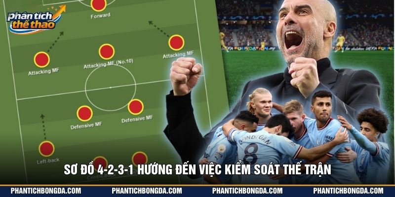 Sơ đồ 4-2-3-1 hướng đến việc kiểm soát thế trận